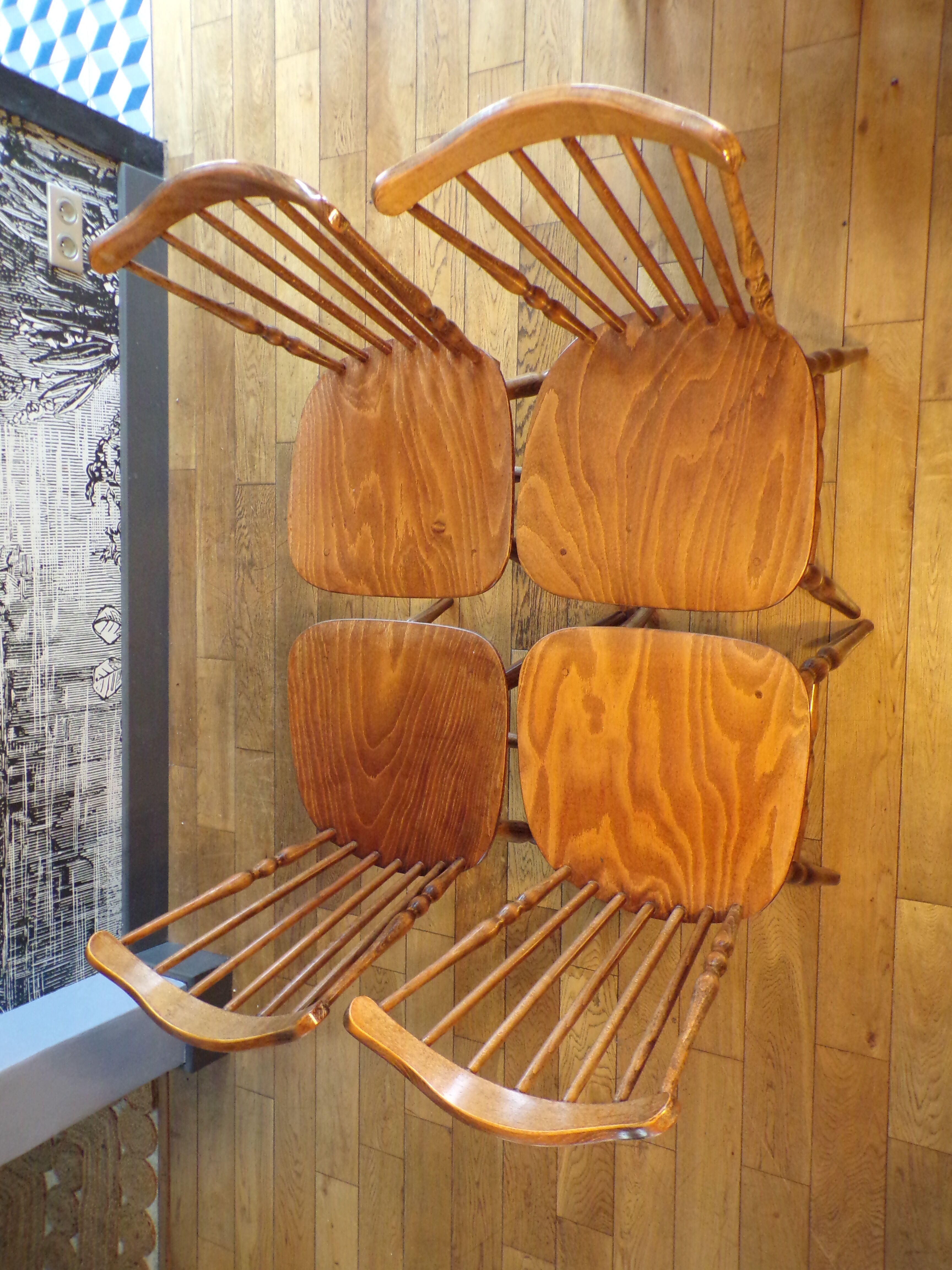 4 Baumann tacoma chairs