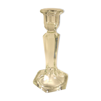 Candlestick - glass candlestick 20 cm
