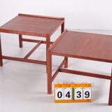Pair of Mid-century Danish teak side tables