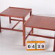 Pair of Mid-century Danish teak side tables