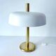 Large Vintage Space Age Desk Lamp, Brass