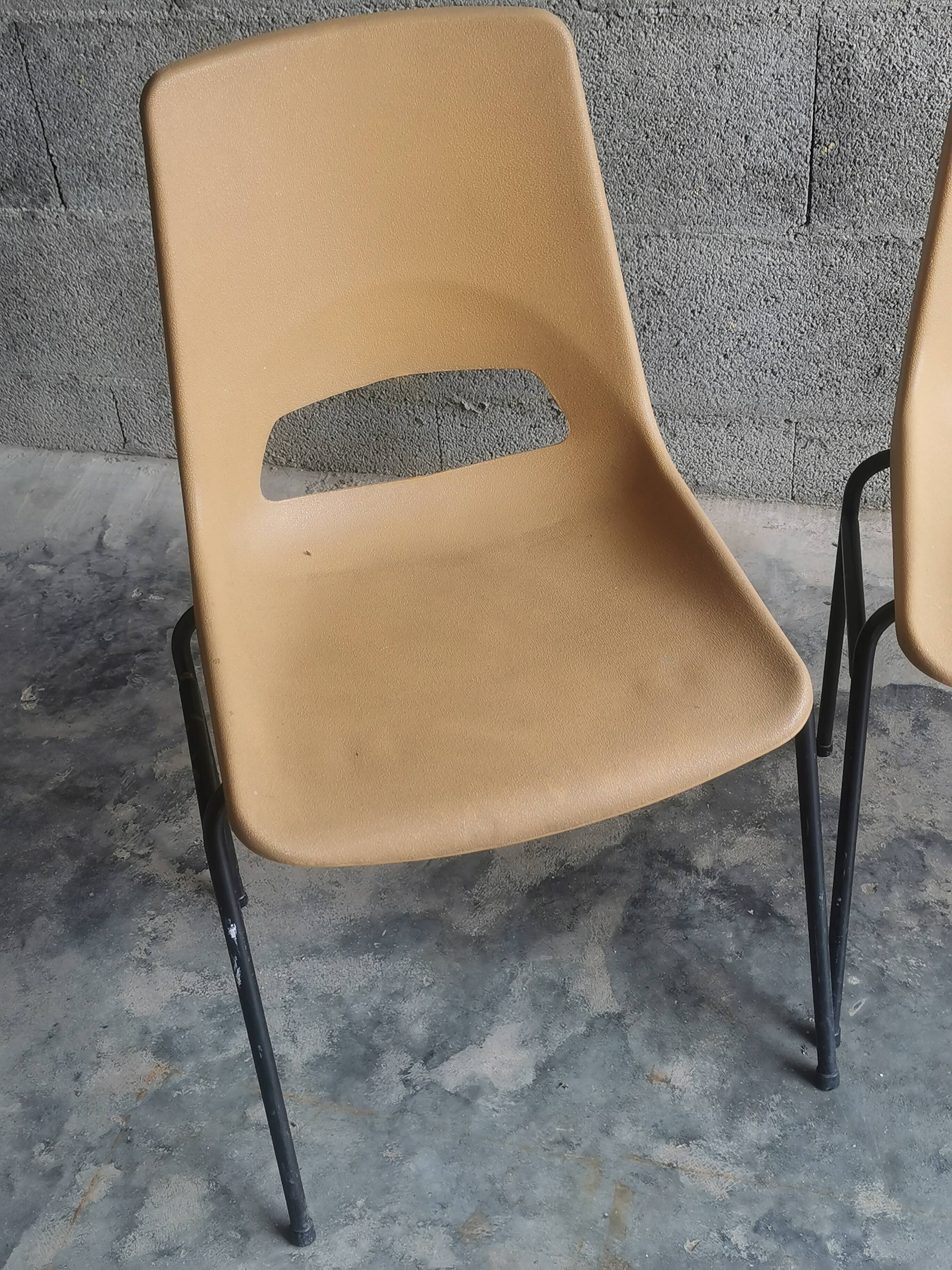 Set of 3 vintage “grofillex” chairs