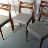 Set of 4 scandinavian chairs