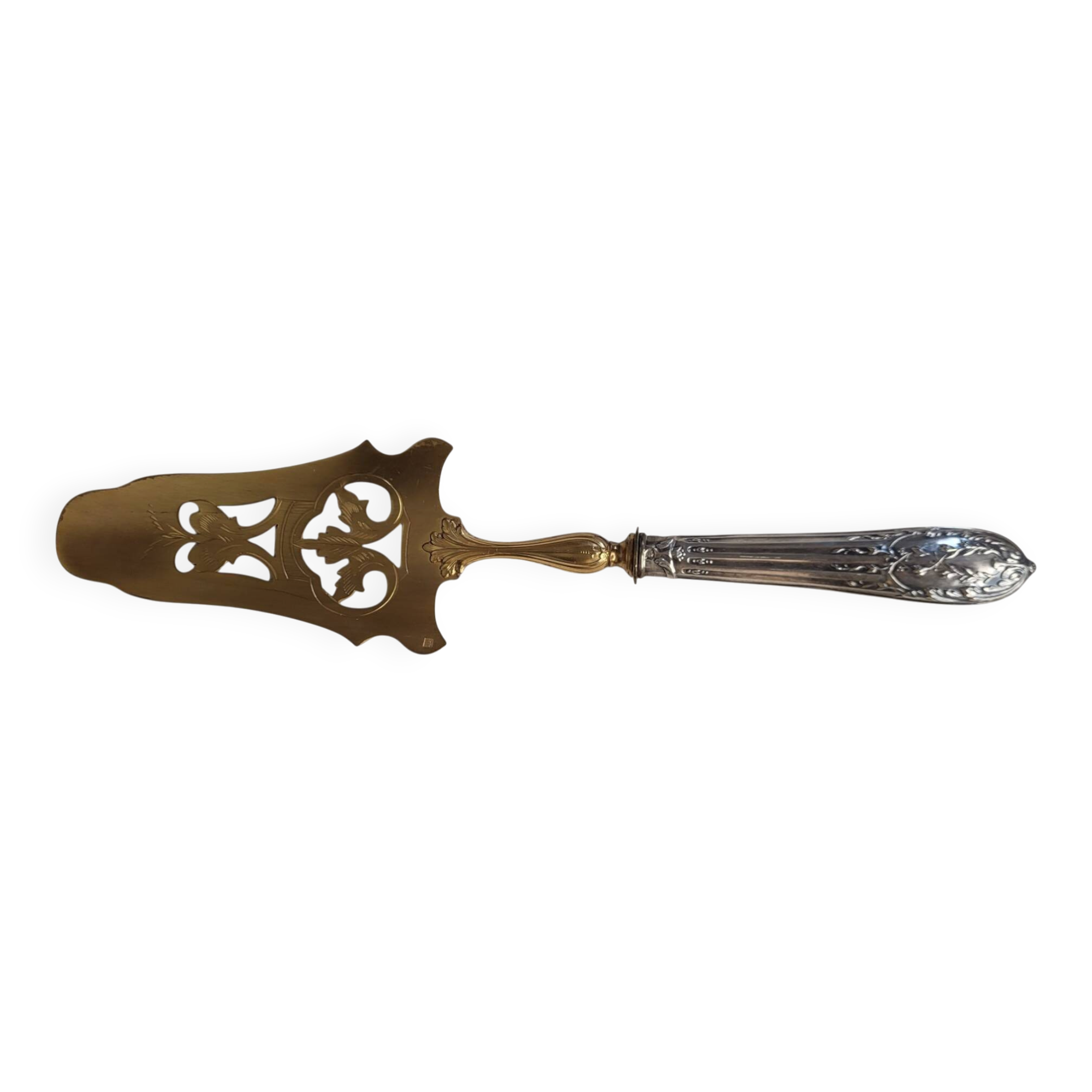 Silver pie server, Brush & Co., Louis XVI, 19th century