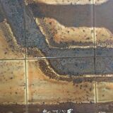 1960s vintage Vallauris ceramic coffee table