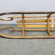 1930s Oak Wooden Sled, Czechoslovakia, Alpine Rustic Piece