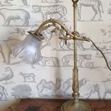 Watchmaker's lamp in bronze late nineteenth early twentieth century
