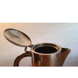 Superb orangeade jug in cobalt blue cut bohemian crystal