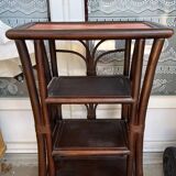 Shelf on rattan legs