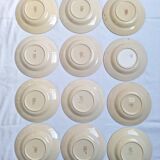 Longchamp Agen pattern soup plates