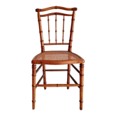 Antique wooden chair and canning seat