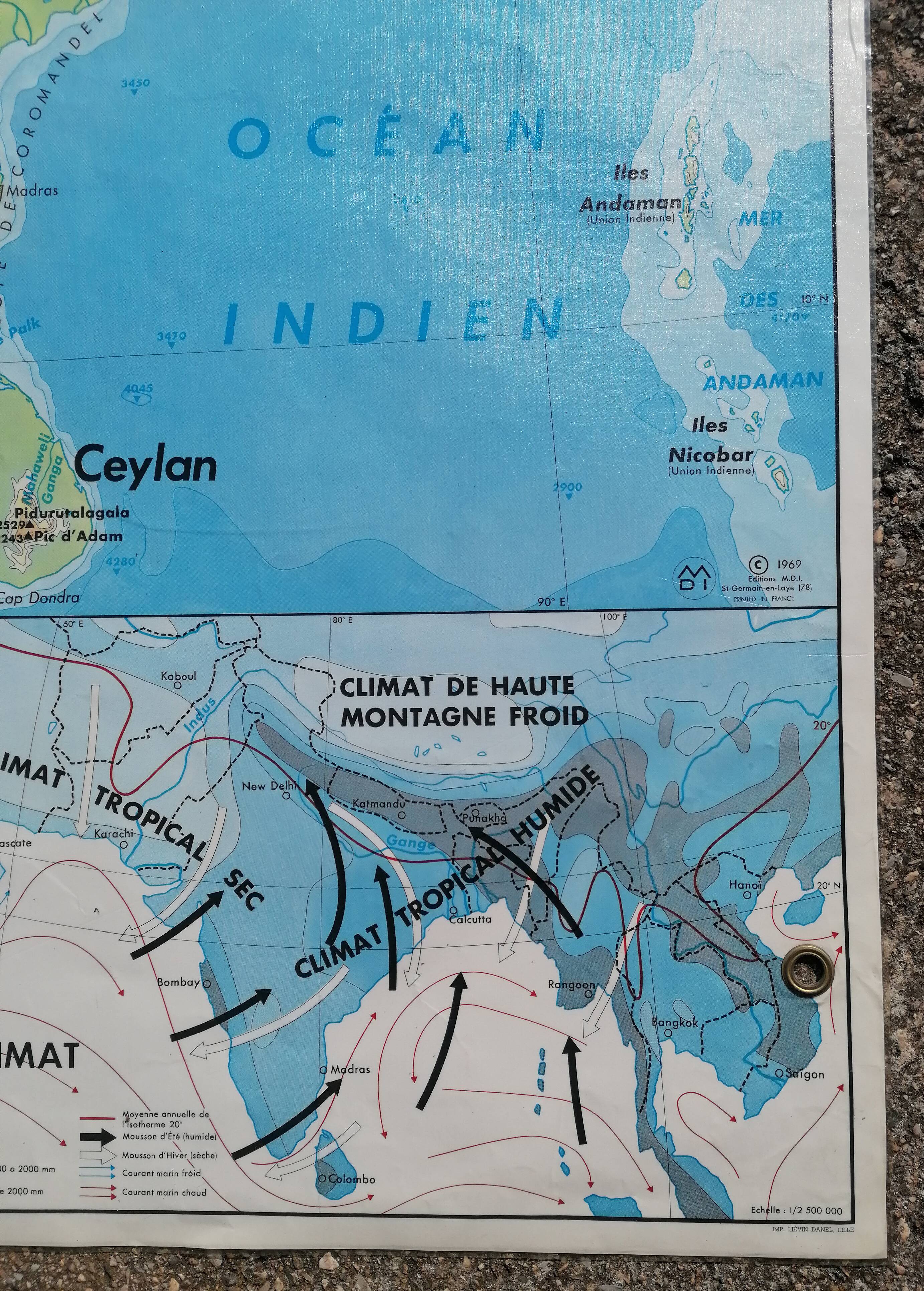 Old MDI card Indian Union Pakistan Ceylon/Japan Economy