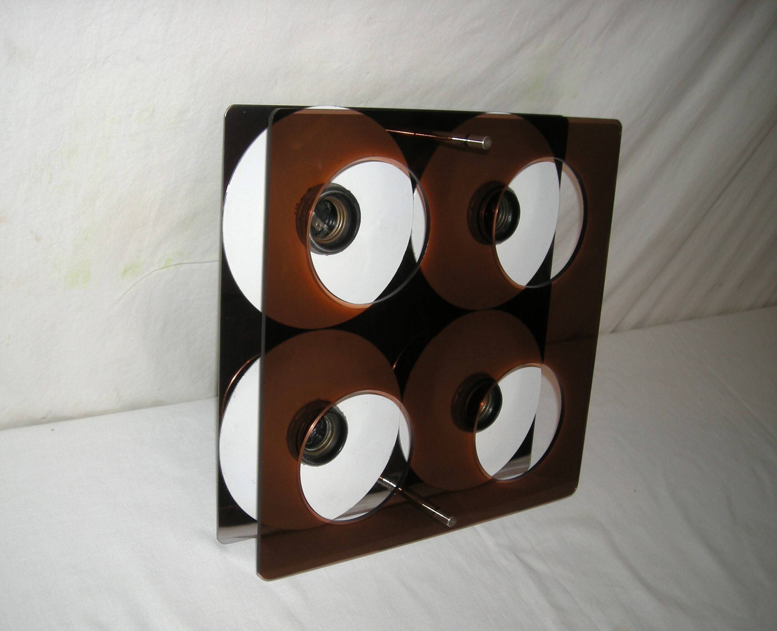 Disco model wall lamp; Oxar from the 70s