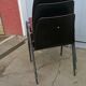 Suite of 3 design chairs germany Pagholz black backrests 1960/70