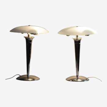 Paire de lampes de table du milieu du siècle