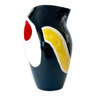 Large pitcher vase in earthenware by Roland Brice and Fernand Léger.