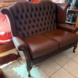Chesterfield 2-seater Queen Anne sofa