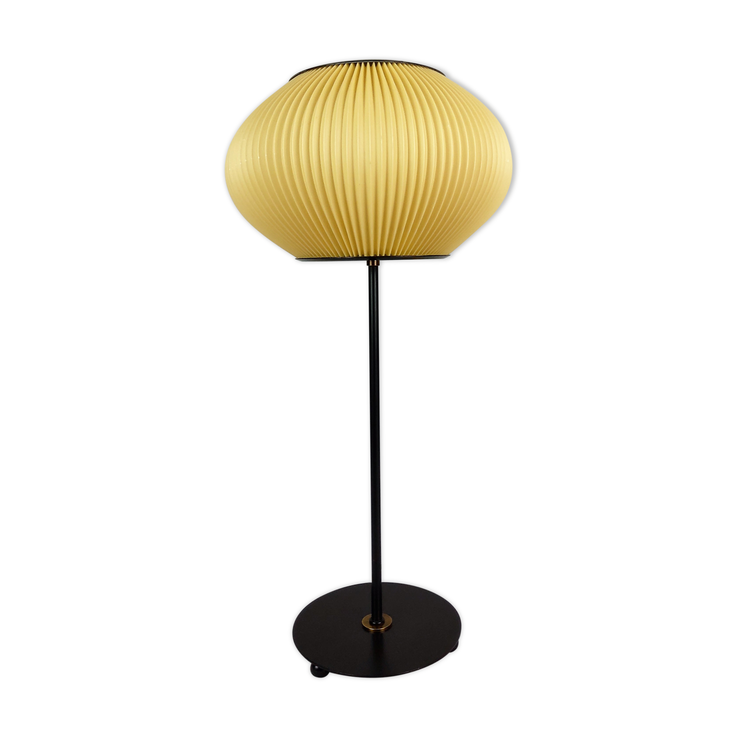 Lampe vintage abat-jour Rispal 1960