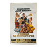 Affiche cinéma originale "L'Homme au pistolet d'or" Roger Moore, James Bond 1974