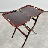 Folding table in mahogany in the style of the Vienna Secession.