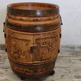 Bar tonneau sculpté