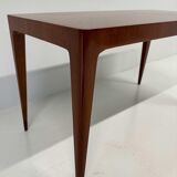 Italian Art Deco Coffee Table in Teak and Maple by Paolo Buffa, 1950s