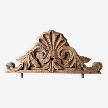 Old oak pediment