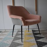 Vintage armchair Shell, 1960s,Deutsche Democratische Republic,restored