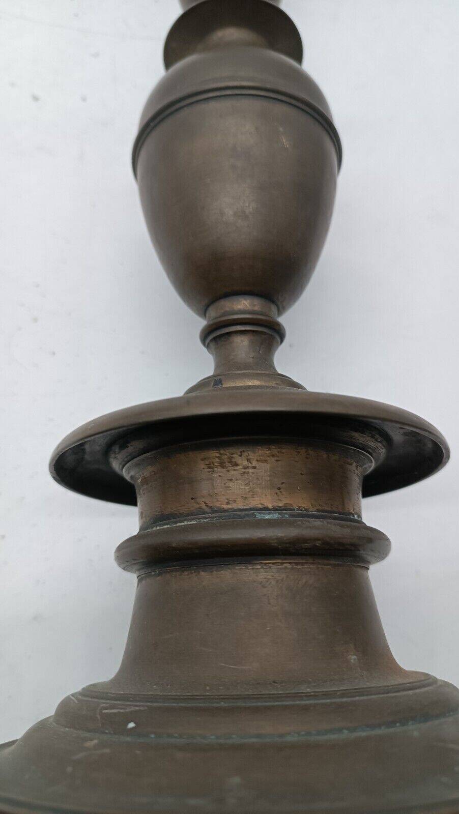 Antique bronze candelabra, 600s style - 19th century