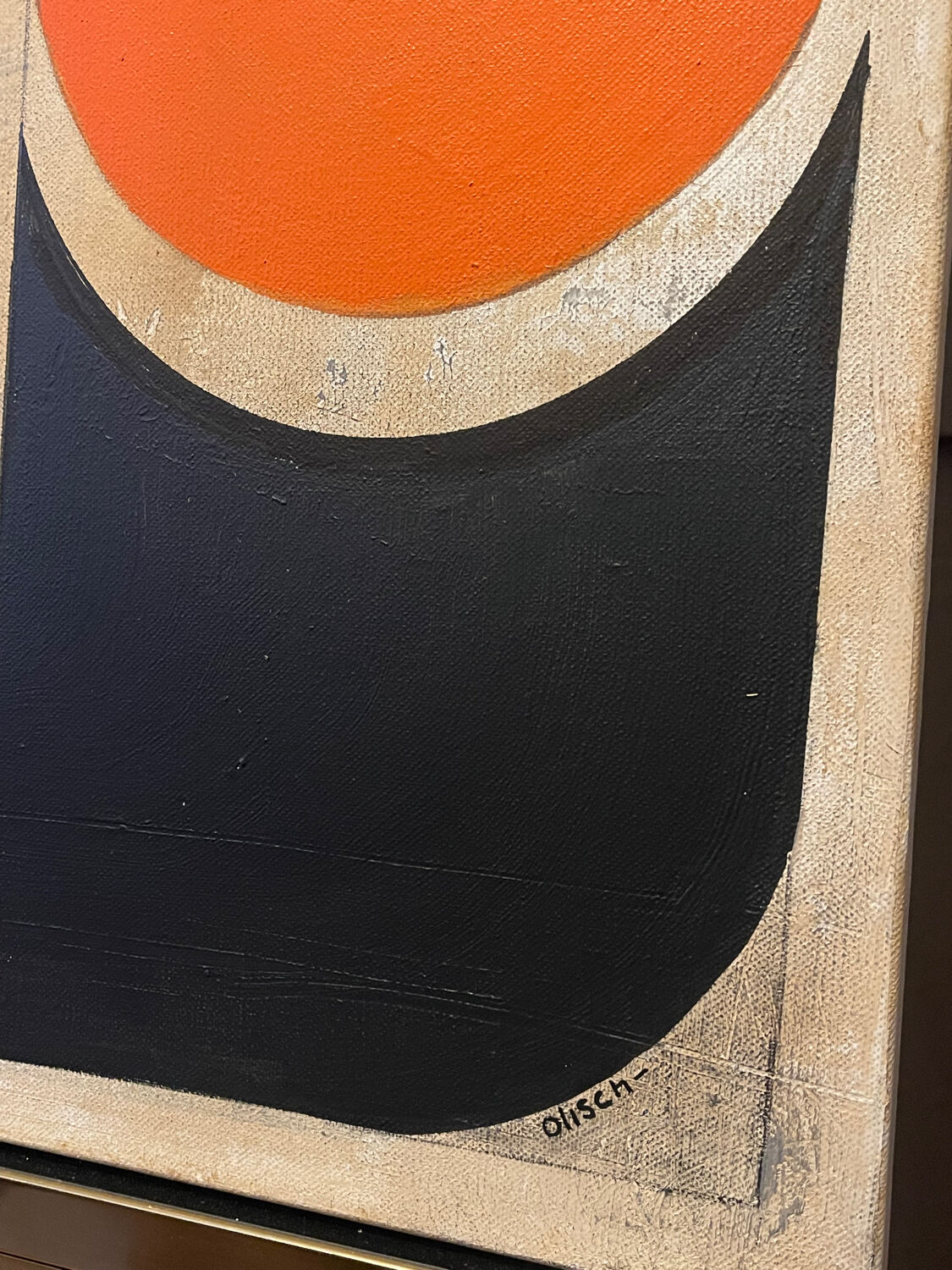 Olisch Table "Orange Mecanik" Bauhaus series