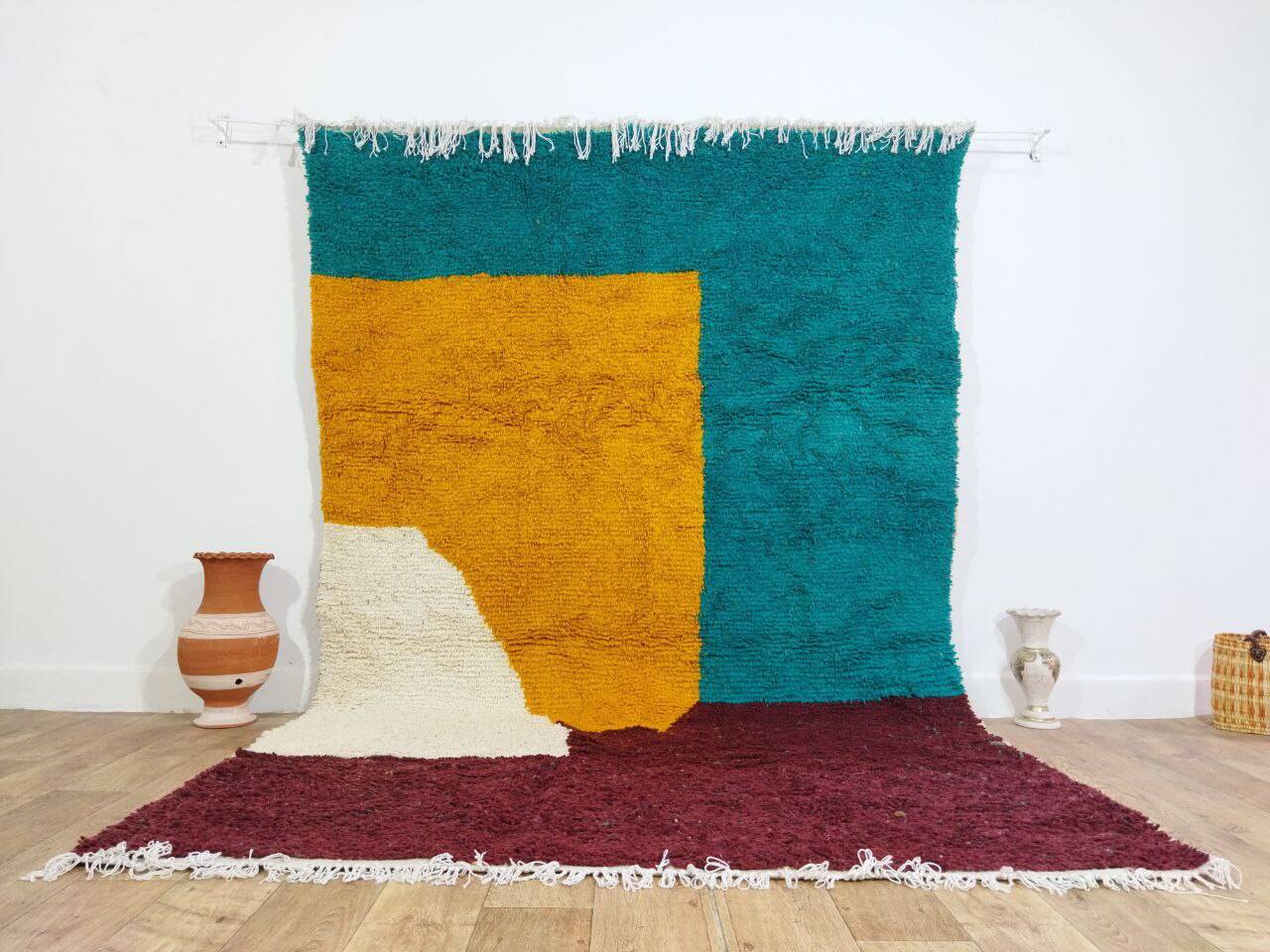 Handmade Moroccan Berber Rug 295 X 197 CM