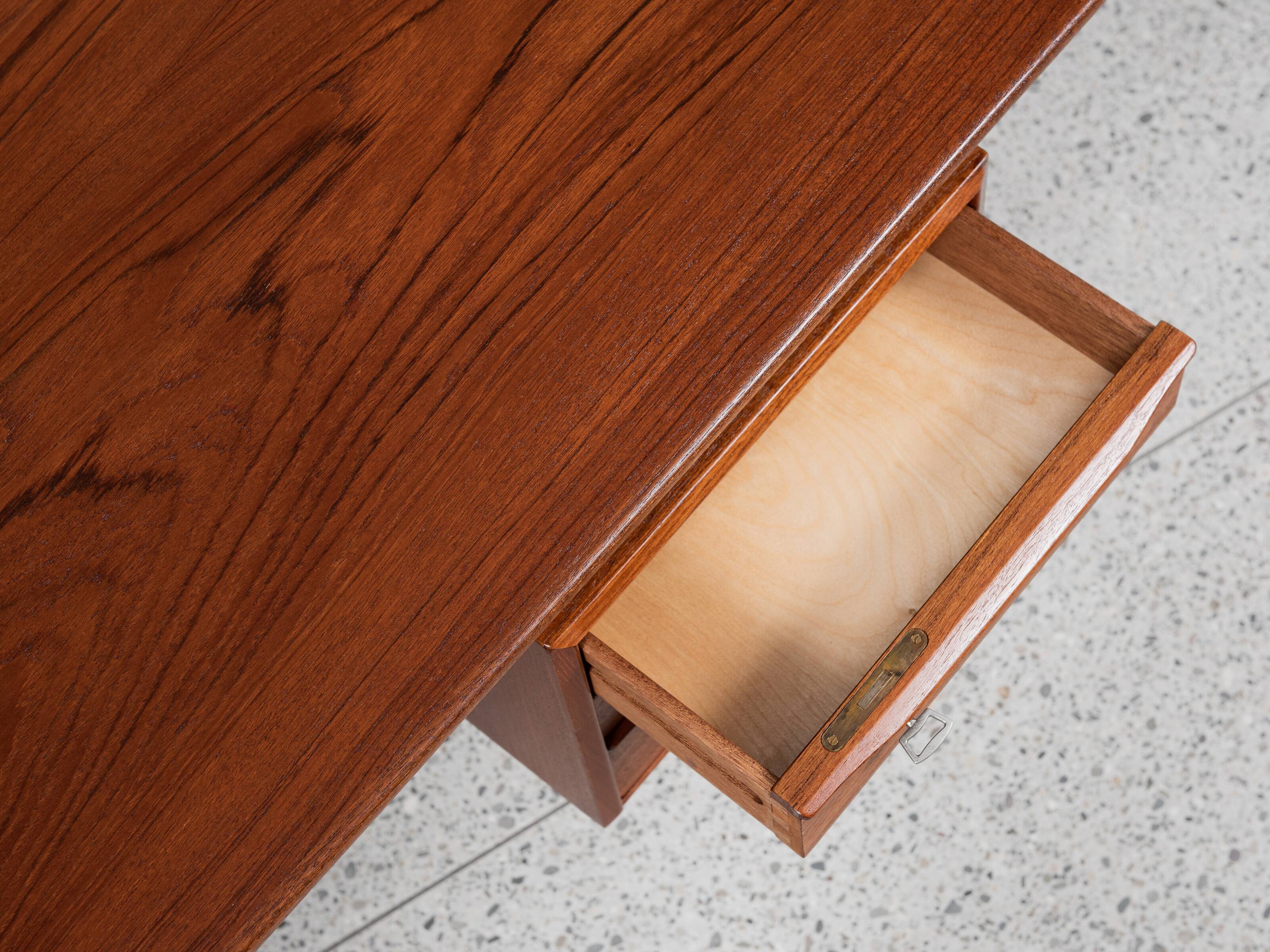 Midcentury Danish desk in teak by Peter Løvig Nielsen - 1968