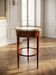 Rare table chiffonnière / volante à 3 tiroirs pivotants – Estampillée