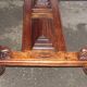 Table - Carved solid oak desk