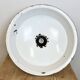 Large industrial midcentury grey enamel factory lamp, 1950s