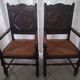 Paire de fauteuils néo basque