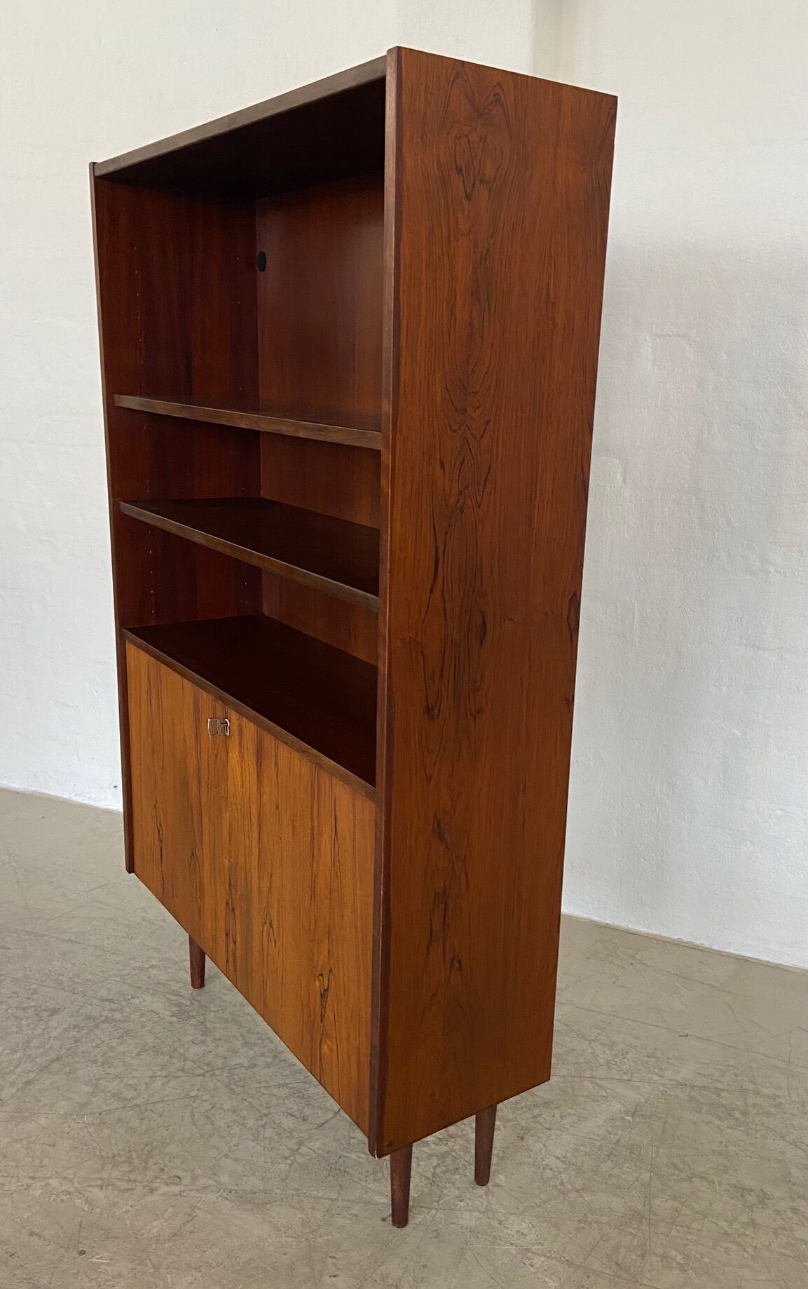 Danish retro vintage library in rosewood 1965