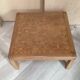 Table basse scandinave, design 1970, en bois de chêne