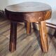 Set of 4 low stools