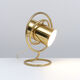 Lampe moderniste art deco en laiton