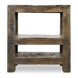Small solid wood table