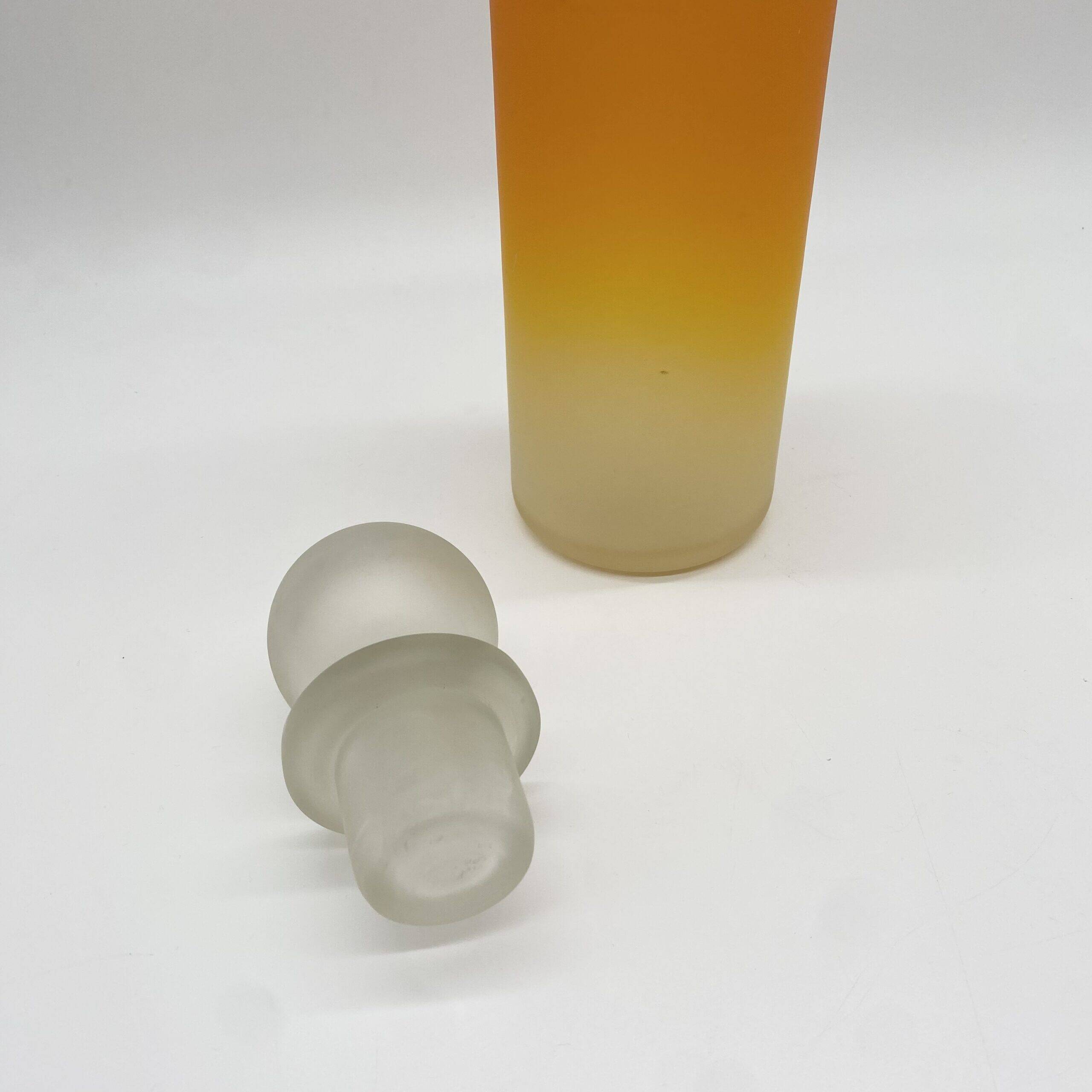 XXL Bottle "Ultra Orange" Murano glass, 1960s