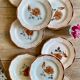 Set of 8 vintage dessert plates, model 9181 by Digoin