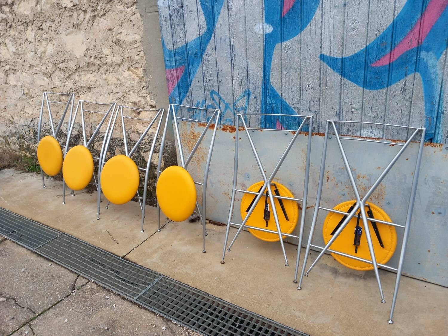 Yamakado designer folding chairs