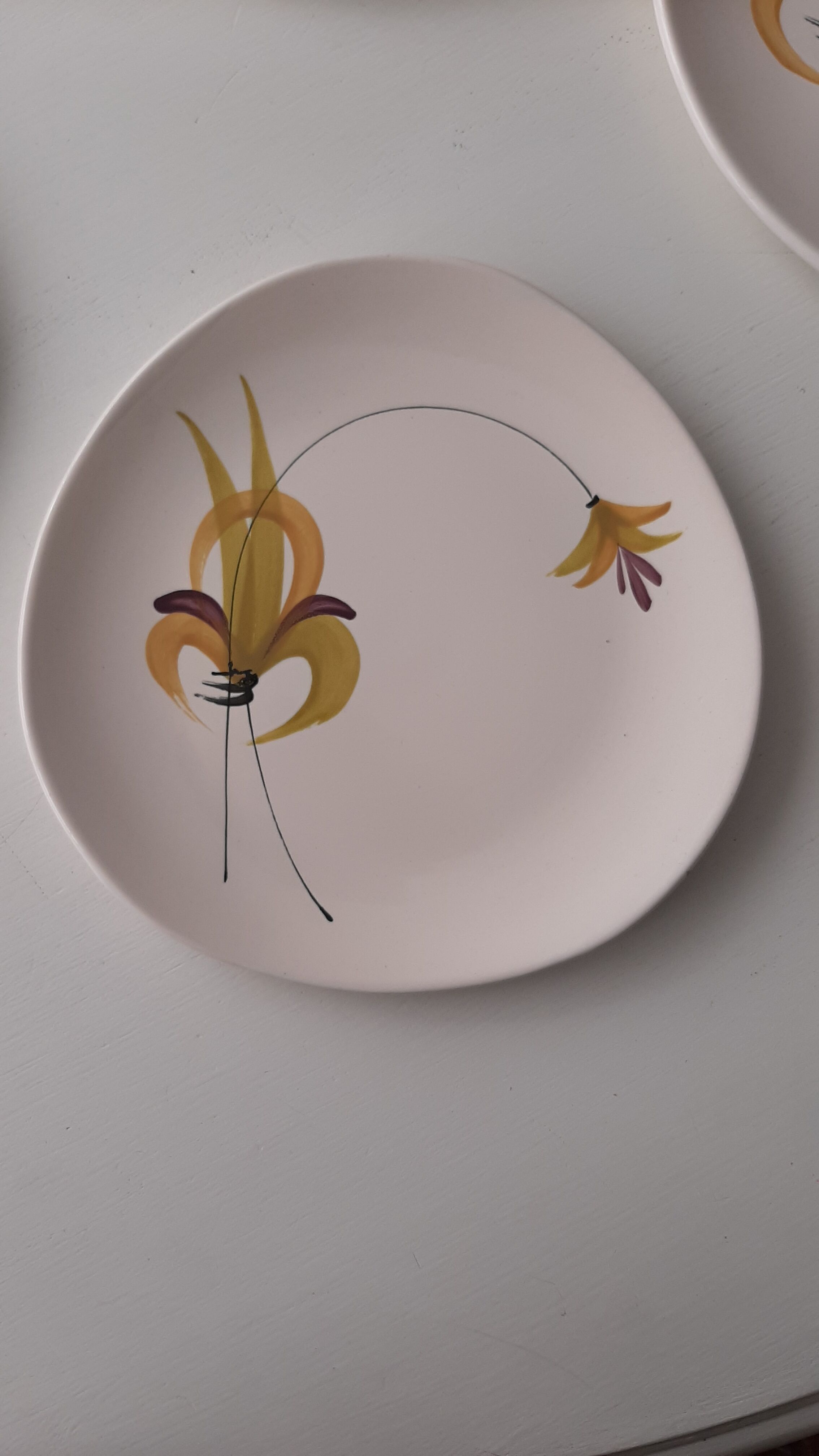 Lot dessert plates MBFA Pornic