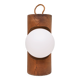 Temde Brutalist solid Pine Hang or Table lamp 1960s Swiss