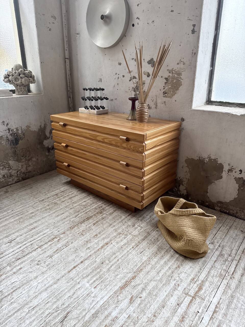 Solid oak chest of drawers Regain XL