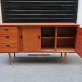 Teak sideboard sliding doors from the 60s