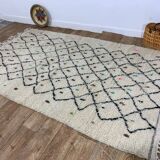 Handmade Moroccan Berber rug 245 X 148 CM