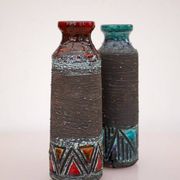 Mid-century modern Scandinavian pottery vases from Tilgmans, Sweden, set of 2